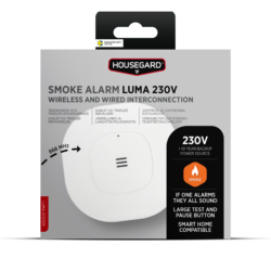 Housegard Luma 230V røgalarm, inkl. 10-års batteri - Image 2