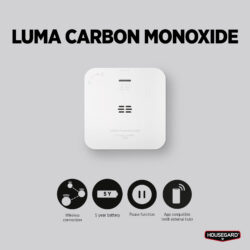 Housegard Luma trådløs, kulilte alarm, inkl. 5-årsbatteri - Image 5