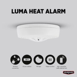 Housegard Luma, trådløs varmealarm, inkl. 10-års batteri - Image 3